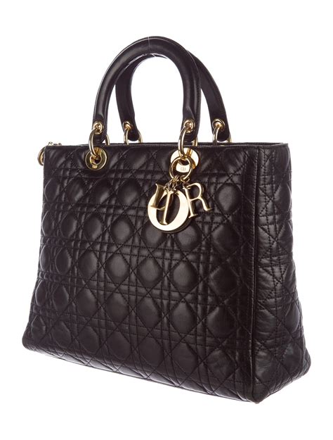 dior box bag black|christian dior black handbag.